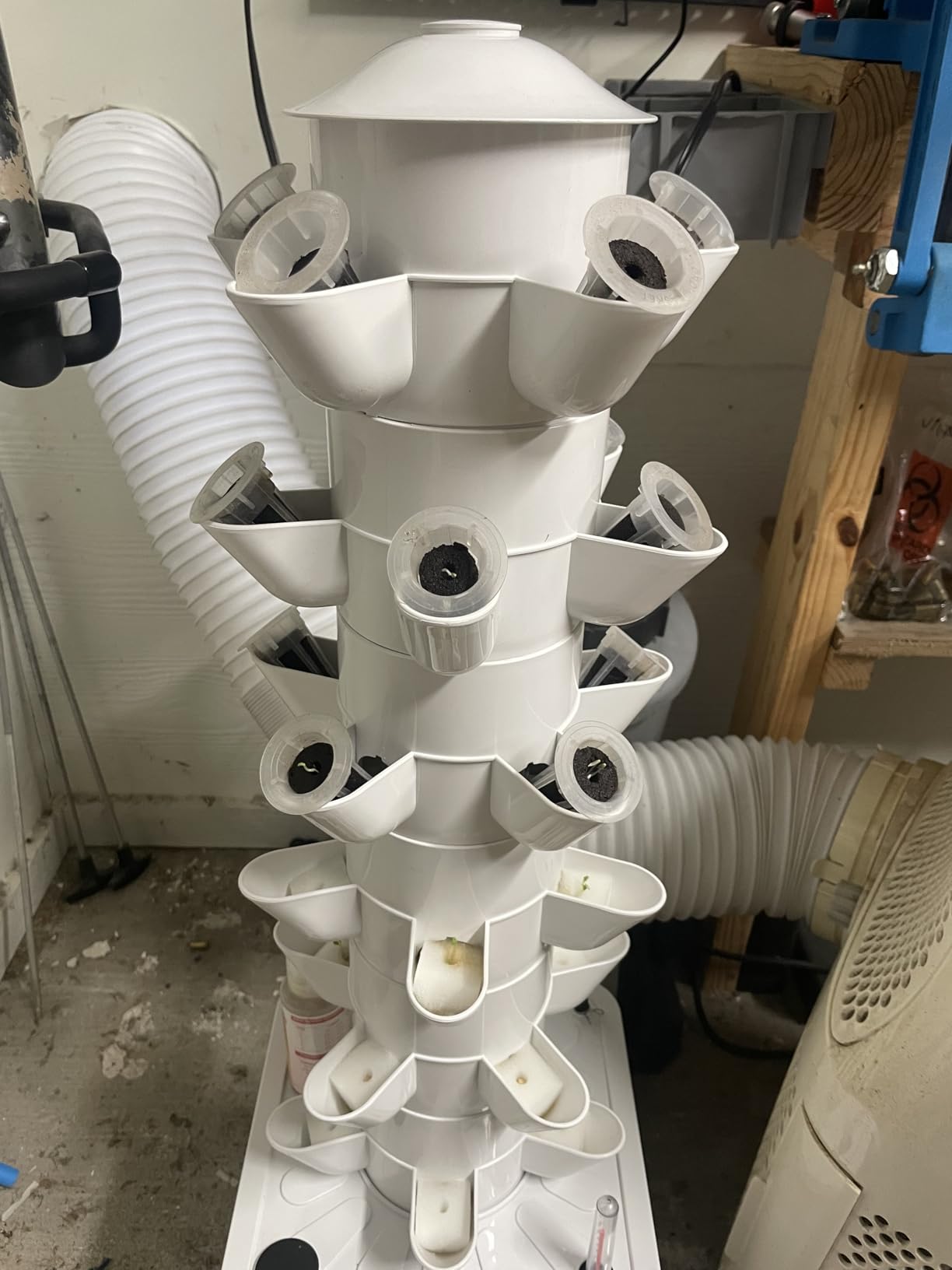 Hydroponics Growing System,Vertical Indoor Garden Planter,30 Plants Hydroponic Germination Kit for Gardening Lover - Customer Photo 1