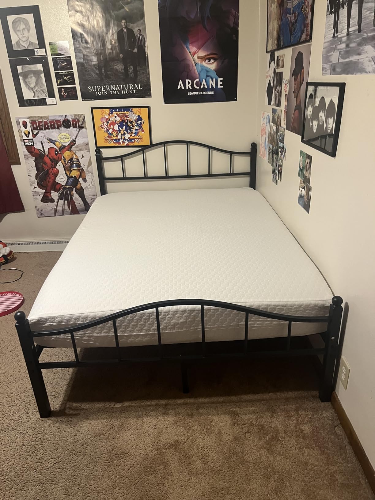 Novilla Twin XL Mattress 8 Inch,Twin XL Size Memory Foam Mattress for Kids & Adults with Supportive & Comfortable Foam for Contour Support & Pressure Relief Mattresses in a Box-CertiPUR-US Certified - Customer Photo 1