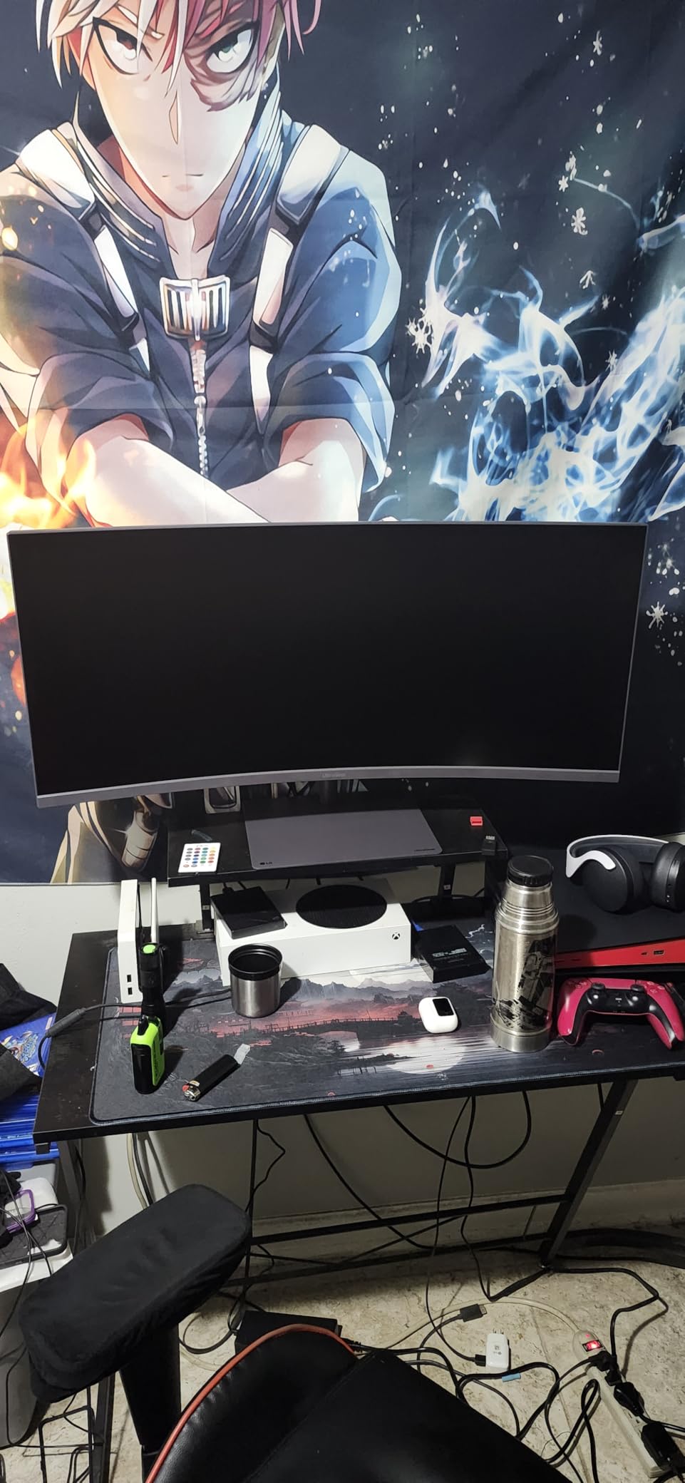 LG 34G630A-B 34-Inch Ultragear WQHD (3440 x 1440) Curved Gaming Monitor, 240Hz, 1ms, FreeSync Premium, DisplayHDR 400, Built-in Speaker, HDMI, DisplayPort, USB Type-C, Tilt/Height/Swivel Stand, Black - Customer Photo 2