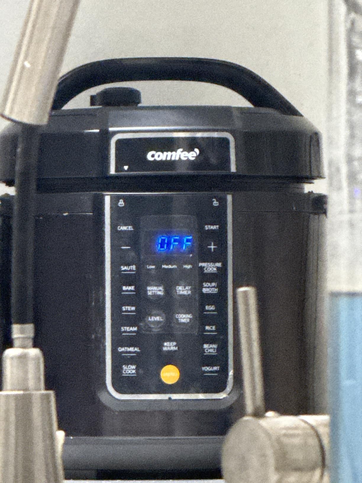 COMFEE' 7-in-1 Small Electric Pressure Cooker, Slow Cooker, Steamer, Sauté, Sous Vide, Warmer, Multi Cooker with Natural Ceramic Coated Non-Stick Pot, 3 Quarts Customer Review COMFEE' 7-in-1 Small Electric Pressure Cooker, Slow Cooker, Steamer, Sauté, Sous Vide, Warmer, Multi Cooker with Natural Ceramic Coated Non-Stick Pot, 3 Quarts - Customer Photo 1