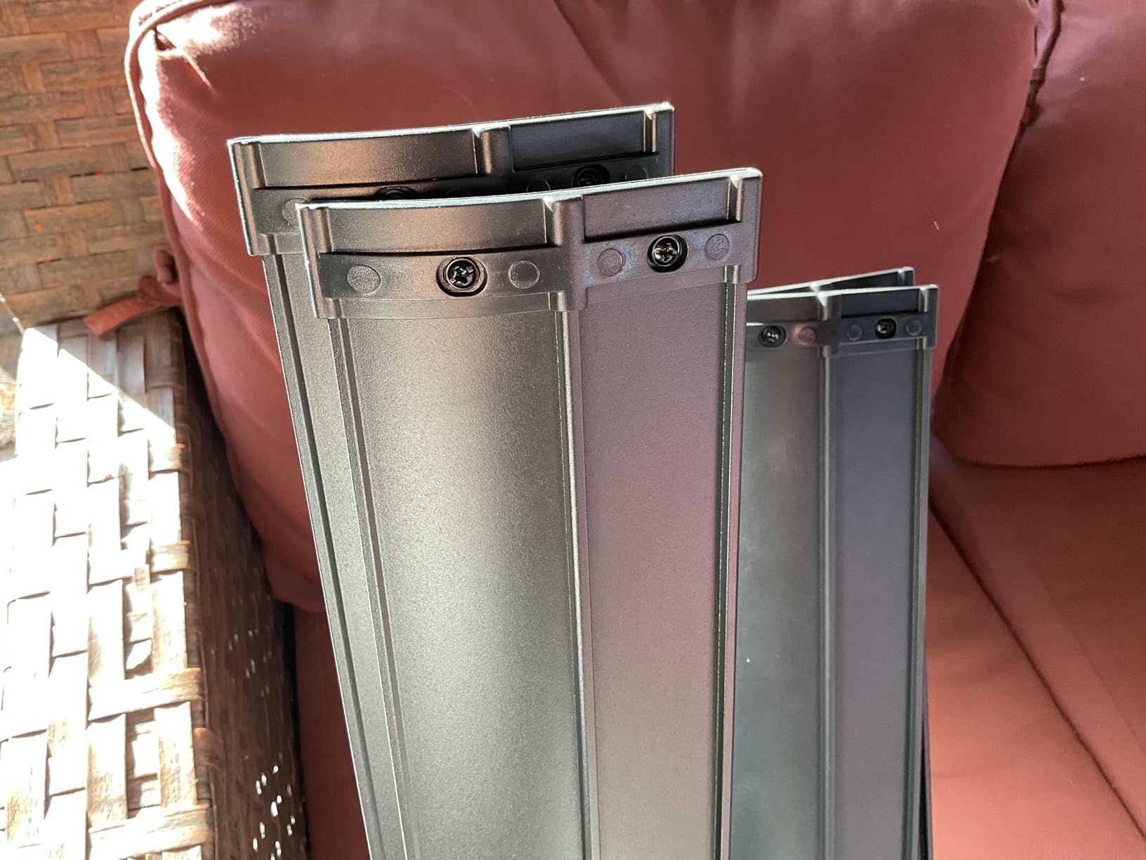 [HVLS]96 Inch Industrial Ceiling Fan, Extra Large Commercial Big Assed Ceiling Fan, 8 Aluminum Blades, Reversible DC Motor, Remote Control with 6 Speeds, 3 Downrods, for Shop, Garage, Gym, Black - Customer Photo 1