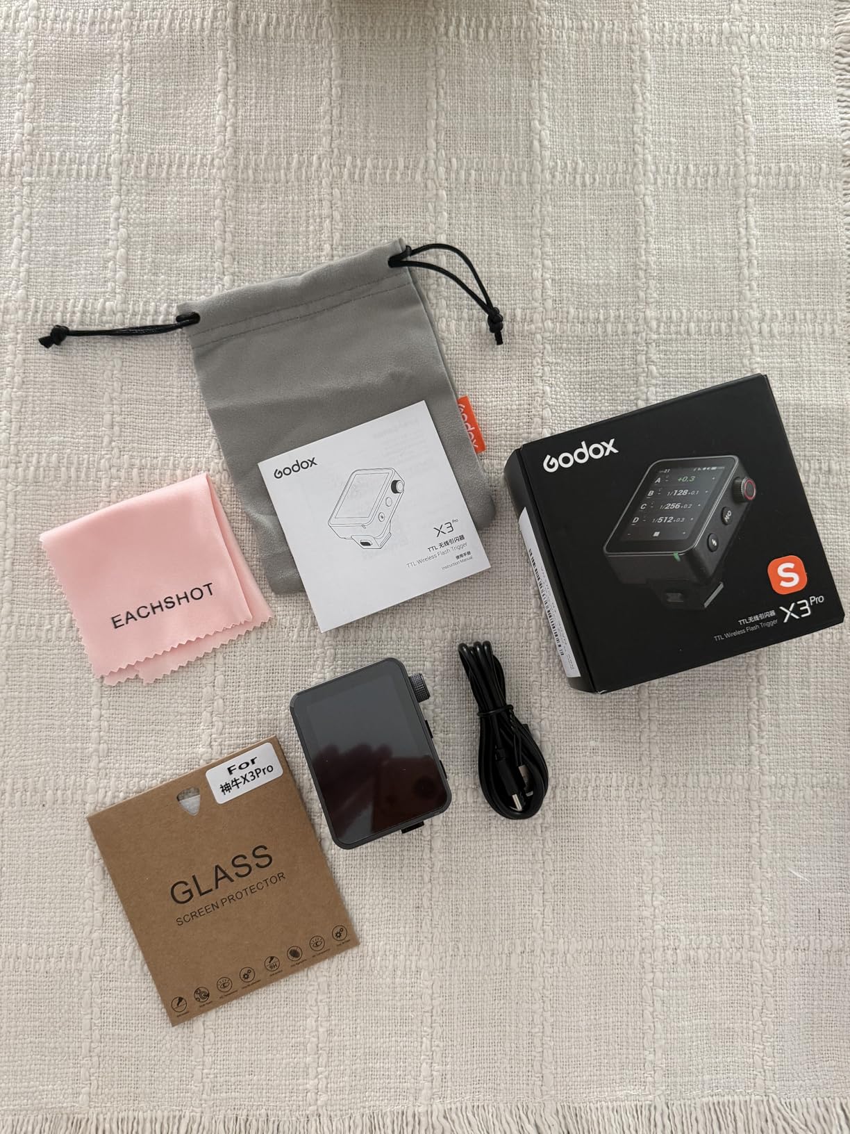 Godox X3 Pro C X3PRO C TTL Wireless Flash Trigger for Canon (X3-C Upgrade), 2.4G Wireless X System Touchscreen Transmitter, Bluetooth APP Control, Support TTL/Auto/Manual/Multi Flash - Customer Photo 1