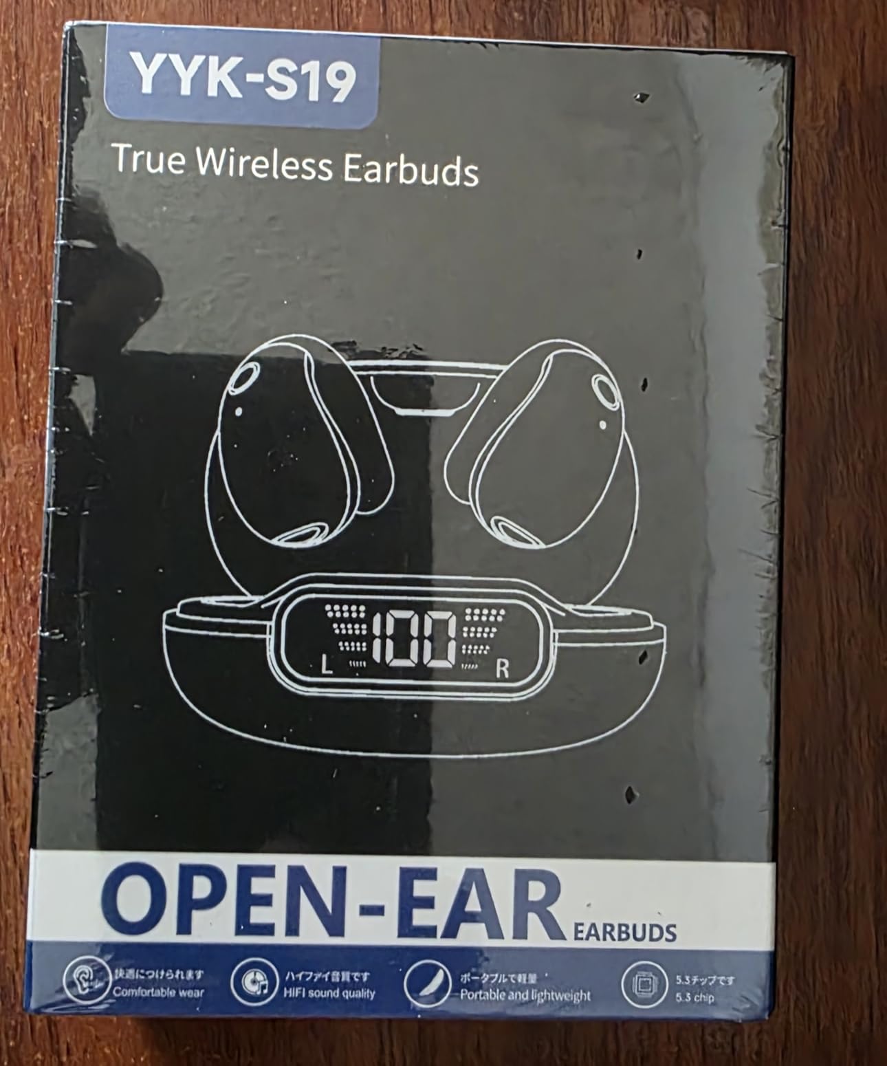 Ultra Open Ear Earbuds - Ergonomic Clip-On Earbuds, Bone Conduction Over-The-Ear Headphones with Waterproof Design and Secure Fit for Small Ears, Classic Black - Customer Photo 1