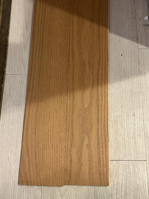 Jeedeson Brown Multi-ply Engineered Hardwood Flooring, Tongue and Groove Waterproof Smooth Wood Floor (10 Pack Covers 21.5 sq. ft, 0.59 in. T x 47.64 in. L x 6.5 in. W) - Customer Photo 2
