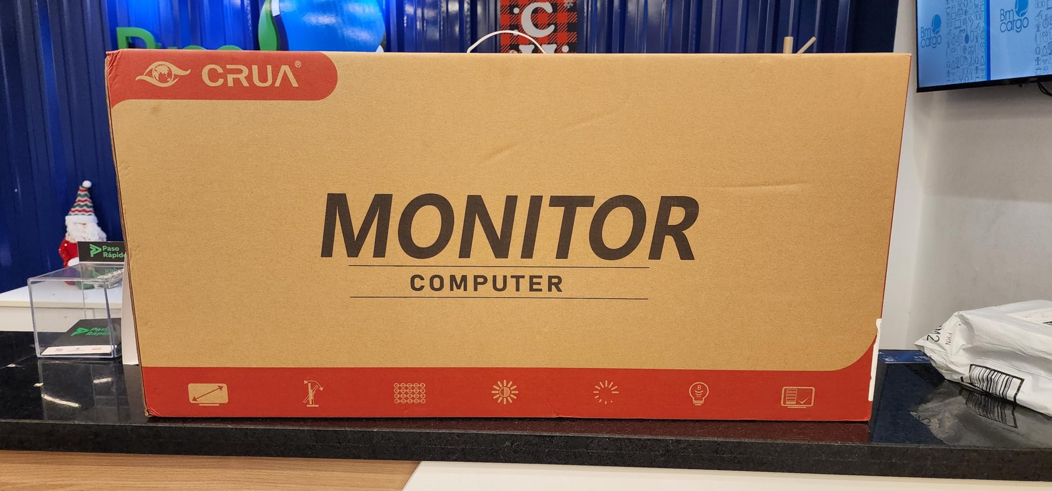 CRUA 27 Inch Gaming Monitor 360HZ, 2K QHD 2560x1440 IPS Panel White Computer Monitors with Built in Speakers, Support AMD FreeSync, 120% sRGB, Blue Light Filter, DP1.4 & HDMI2.1, Wall Mountable - Customer Photo 2