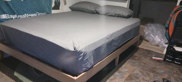 Sleepmax Queen Mattress 14 Inch - Deep Sleep Hybrid Mattress Pain Relief - Bed in a Box Extra Lumbar & Hip Support - Fiberglass-Free, CertiPUR-US Certified, 720-Night Trial - Customer Photo 2