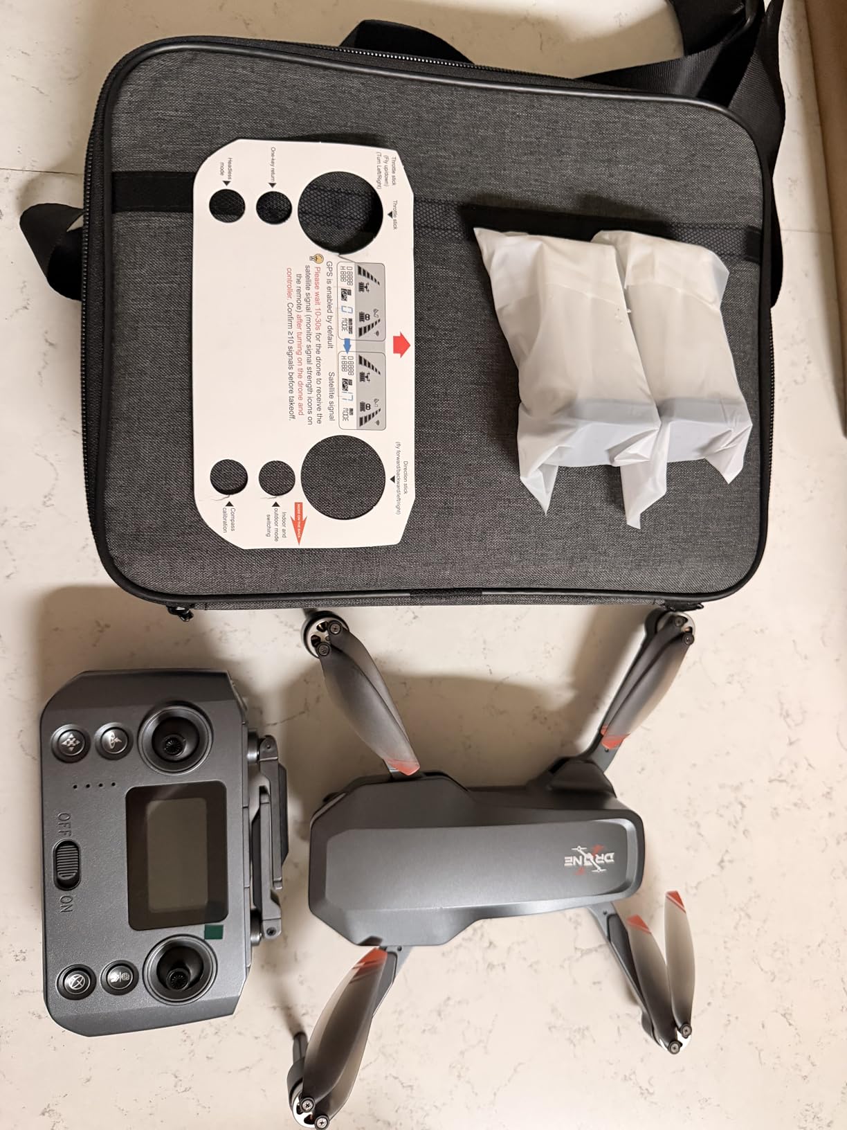 GPS Drone with 4K Camera for Adults, Foldable RC Quadcopter with 1312ft Range Video Transmission, 48 Mins Flight Time, Auto Return, Follow Me, Circle Fly, Waypoint Fly, Gesture Control Customer Review GPS Drone with 4K Camera for Adults, Foldable RC Quadcopter with 1312ft Range Video Transmission, 48 Mins Flight Time, Auto Return, Follow Me, Circle Fly, Waypoint Fly, Gesture Control - Customer Photo 1