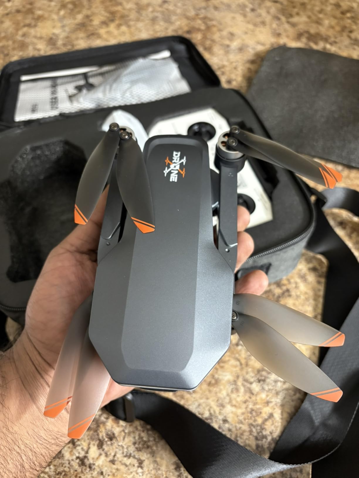 GPS Drone with 4K Camera for Adults, Foldable RC Quadcopter with 1312ft Range Video Transmission, 48 Mins Flight Time, Auto Return, Follow Me, Circle Fly, Waypoint Fly, Gesture Control Customer Review GPS Drone with 4K Camera for Adults, Foldable RC Quadcopter with 1312ft Range Video Transmission, 48 Mins Flight Time, Auto Return, Follow Me, Circle Fly, Waypoint Fly, Gesture Control - Customer Photo 2