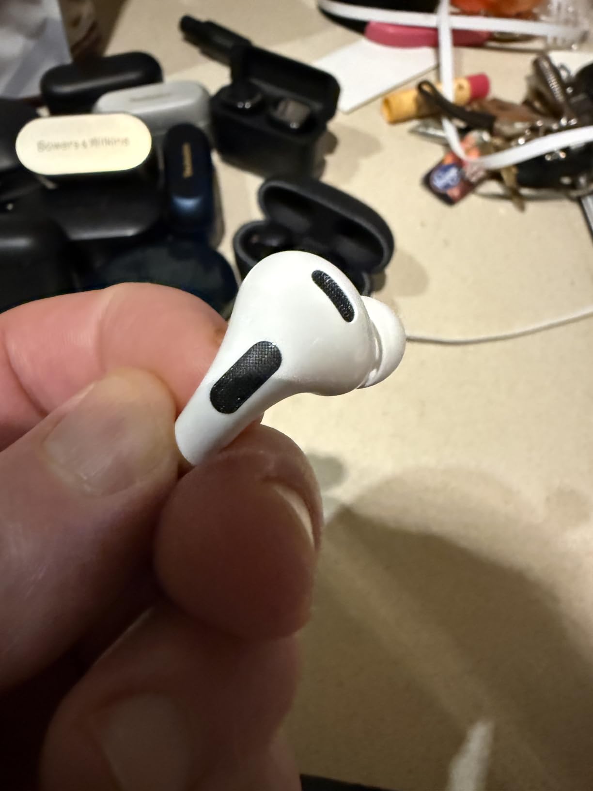 Apple AirPods Pro 3 Wireless Earbuds, Active Noise Cancellation, Live Translation, Heart Rate Sensing, Hearing Aid Feature, Bluetooth Headphones, Spatial Audio, High-Fidelity Sound, USB-C Charging - Customer Photo 1