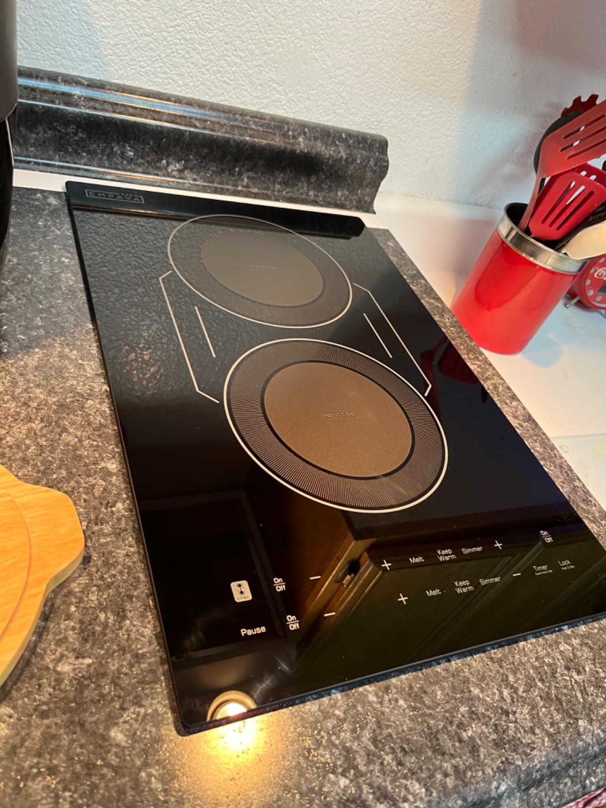 Empava 30 Inch Built-in Induction Cooktop 4 Burner, Bridge-SYNC, Auto RapidHeat, 3 Preset Modes, Pan Sensor, Hardwired 208~240V, 40A, Black Vitro Ceramic Glass - Customer Photo 2
