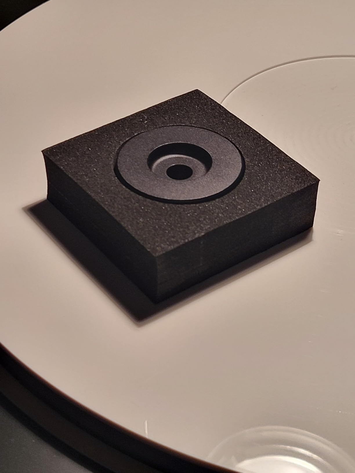 Belt Drive Turntable for Vinyl Record Player, Work with Bluetooth Speakers or Active Speaker, Built-in Phono Pre-amp, USB Digital Output, Magnetic Cartridge, 33/45 RPM, High-Gloss Wood Design - Customer Photo 2