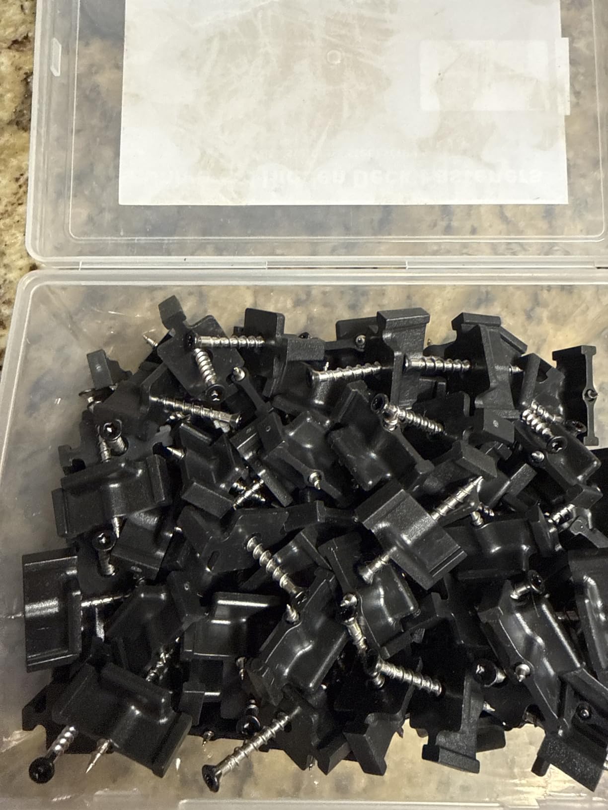 ZONEGRACE 1000 PCS Hidden Deck Fasteners for Composite Decking Board,Composite Deck Clips & Plastic Hidden Fastners with Stainless Steel Screws & Installation Tools,Universal Nylon Clips for Decking Customer Review ZONEGRACE 1000 PCS Hidden Deck Fasteners for Composite Decking Board,Composite Deck Clips & Plastic Hidden Fastners with Stainless Steel Screws & Installation Tools,Universal Nylon Clips for Decking - Customer Photo 1