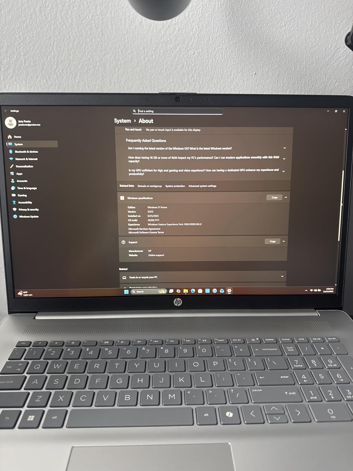 HP 17.3 Inch FHD Business Laptop with MS Office for The Web, AMD Ryzen 5 7430U (Beats Core i7-1355U), 16GB RAM, 756GB Storage(256GB SSD + 500GB External Drive), Windows 11 - Customer Photo 2