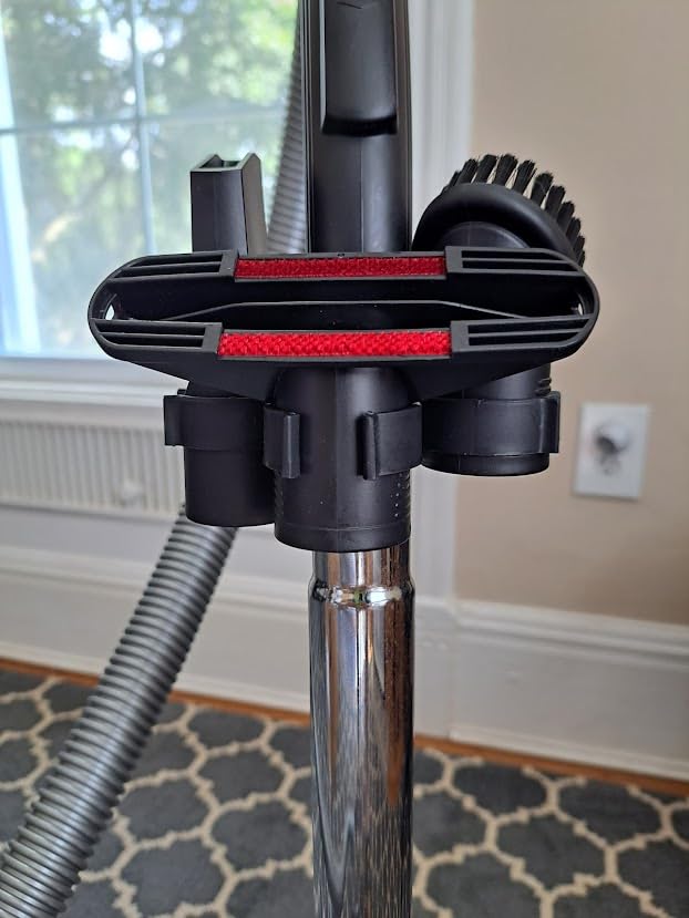 Aspiron Canister Vacuum, Upgraded 1600W Bagless Canister Vacuum Cleaner, Auto Cord Rewind, H13 HEPA Filter, 4Qt Large Capacity, 5 Tools for Hard Floors, Carpet, Pet, Upholstery, Tiles, Indigo - Customer Photo 4