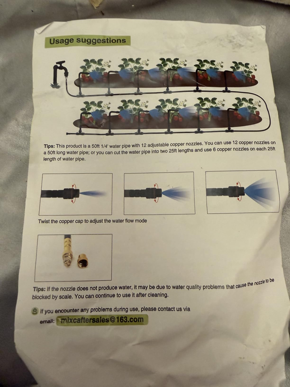 Automatic Garden Irrigation System 200ft, Upgraded Drip & Spray Watering Kit with 36 Adjustable Copper Nozzles for Raised Beds, Outdoor Garden, Lawn, Potted Plants & Greenhouse (200ft) - Customer Photo 2