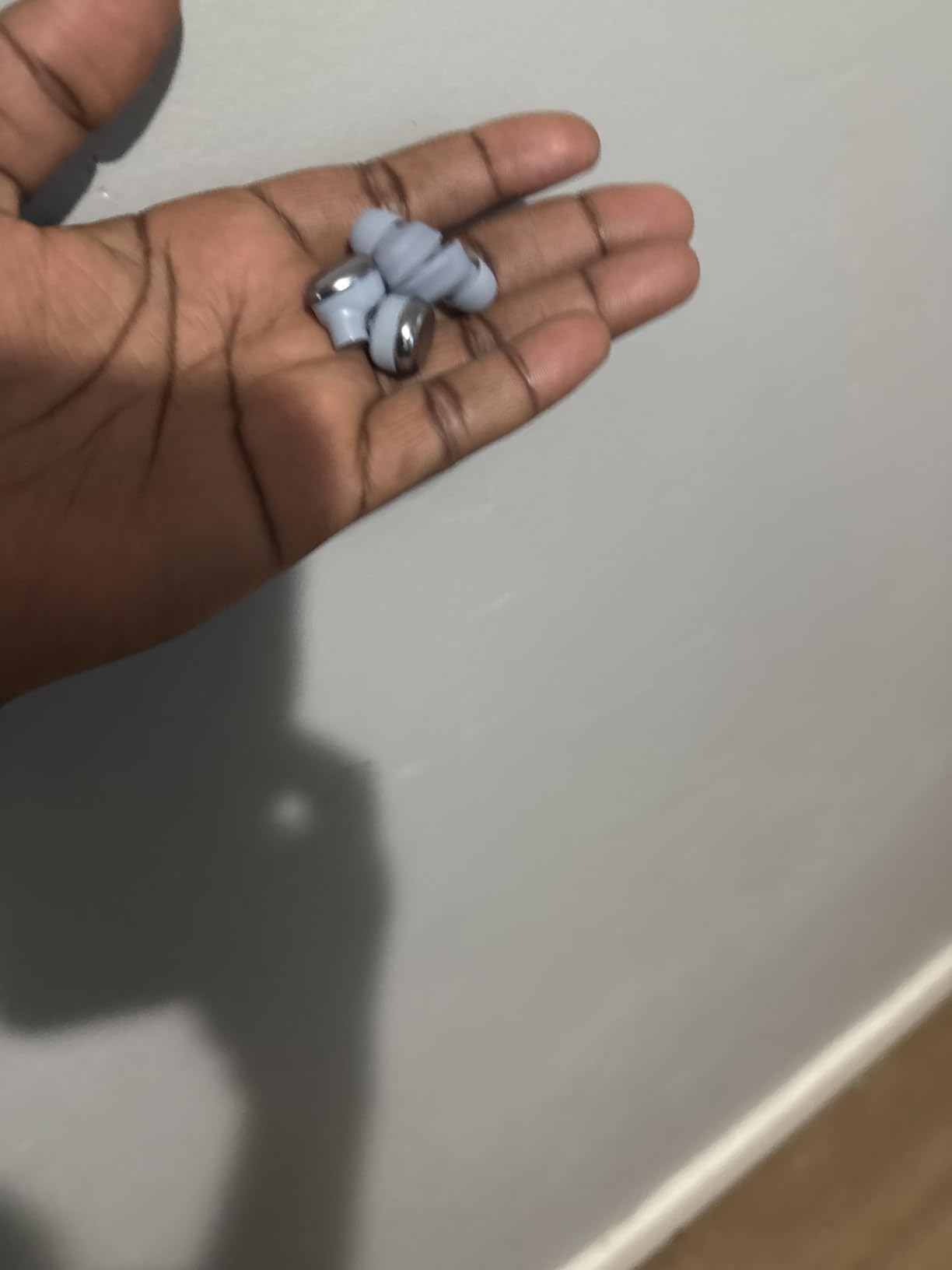 Sleep Earbuds Bluetooth 5.4 in Ear Light-Weight Headphones, Mini Sleep Headphones Small Design for Side Sleepers, 47H Playtime with Charging Case, Clear Calls Earphones, Haze Blue - Customer Photo 1