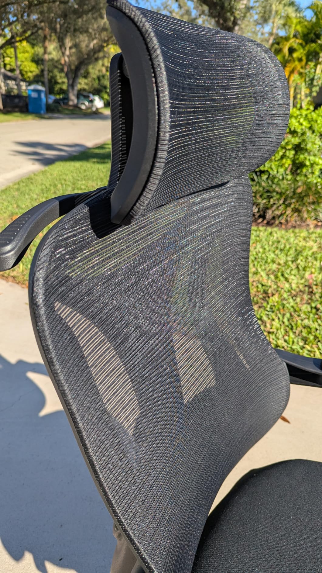 Ergonomic Office Chair with Footrest - Adjustable Lumbar Support & Headrest, 90-160° Reclining Mesh Back Computer Chair - Home Office/Gaming, 330lbs Capacity (SGS Certified) - Customer Photo 1