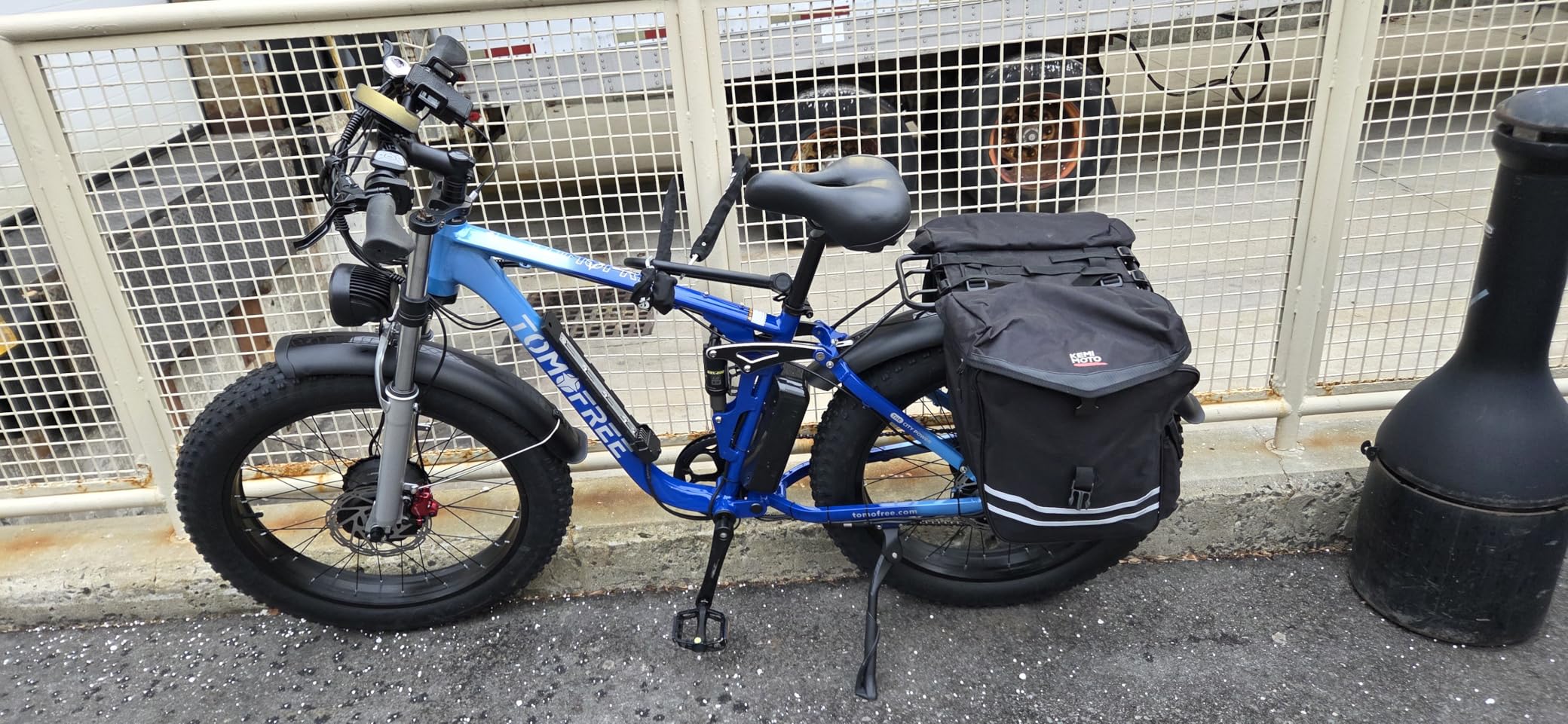 Tomofree 5800W Dual Motor Electric Bike for Adults 52V 32AH, Max 40-45 MPH, 75 Miles Long Range, 7 Speed, Hydraulic Disc Brake, Full Suspension, 24