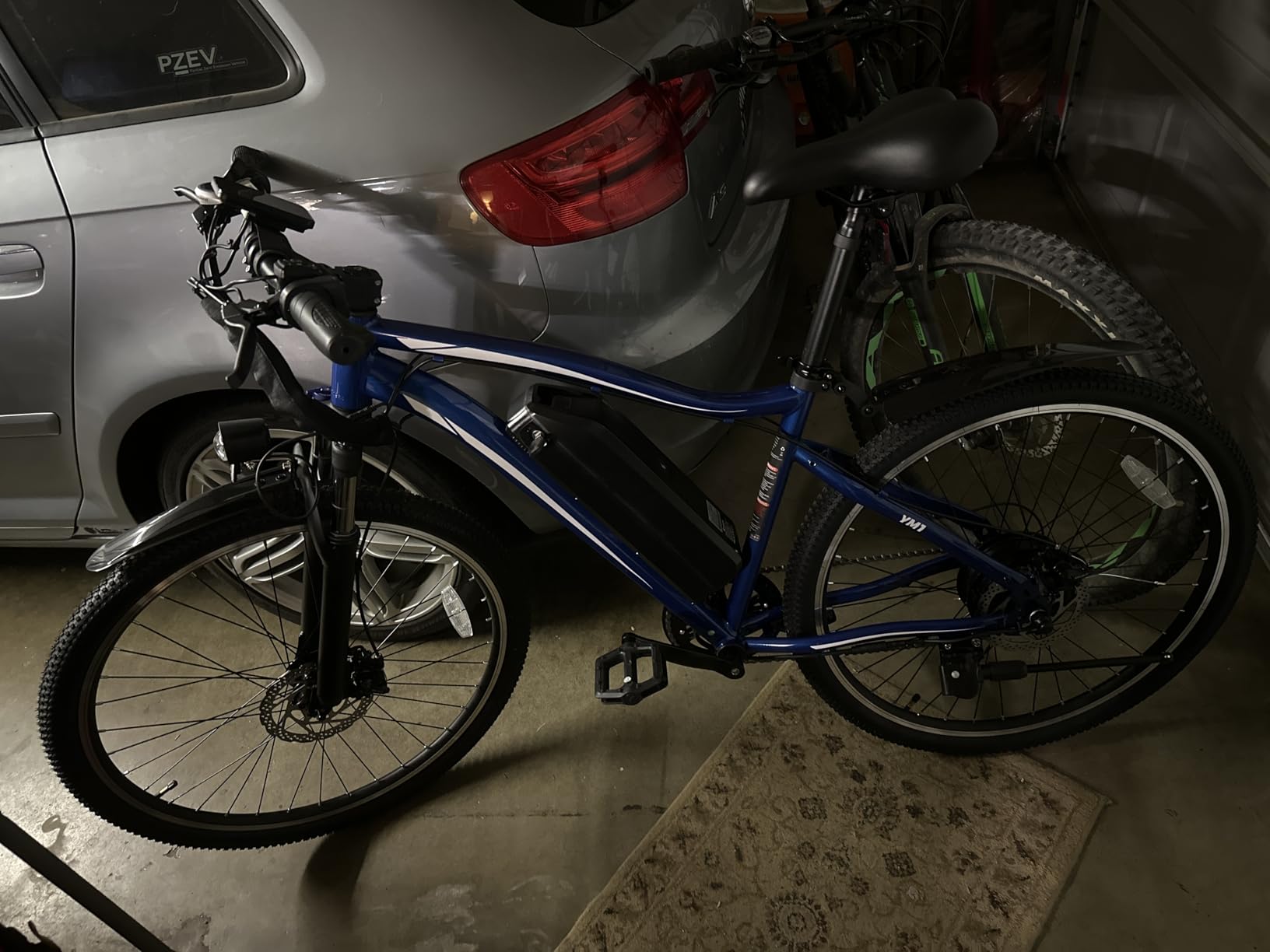 Heybike Electric Bike for Adults, 1200W Peak Brushless Motor, up to 50Miles, 28mph Max Speed Electric Mountain Bike, 480WH Removable Battery Ebike, 27.5'' Tires, 7-Speed and Front Suspension - Customer Photo 1