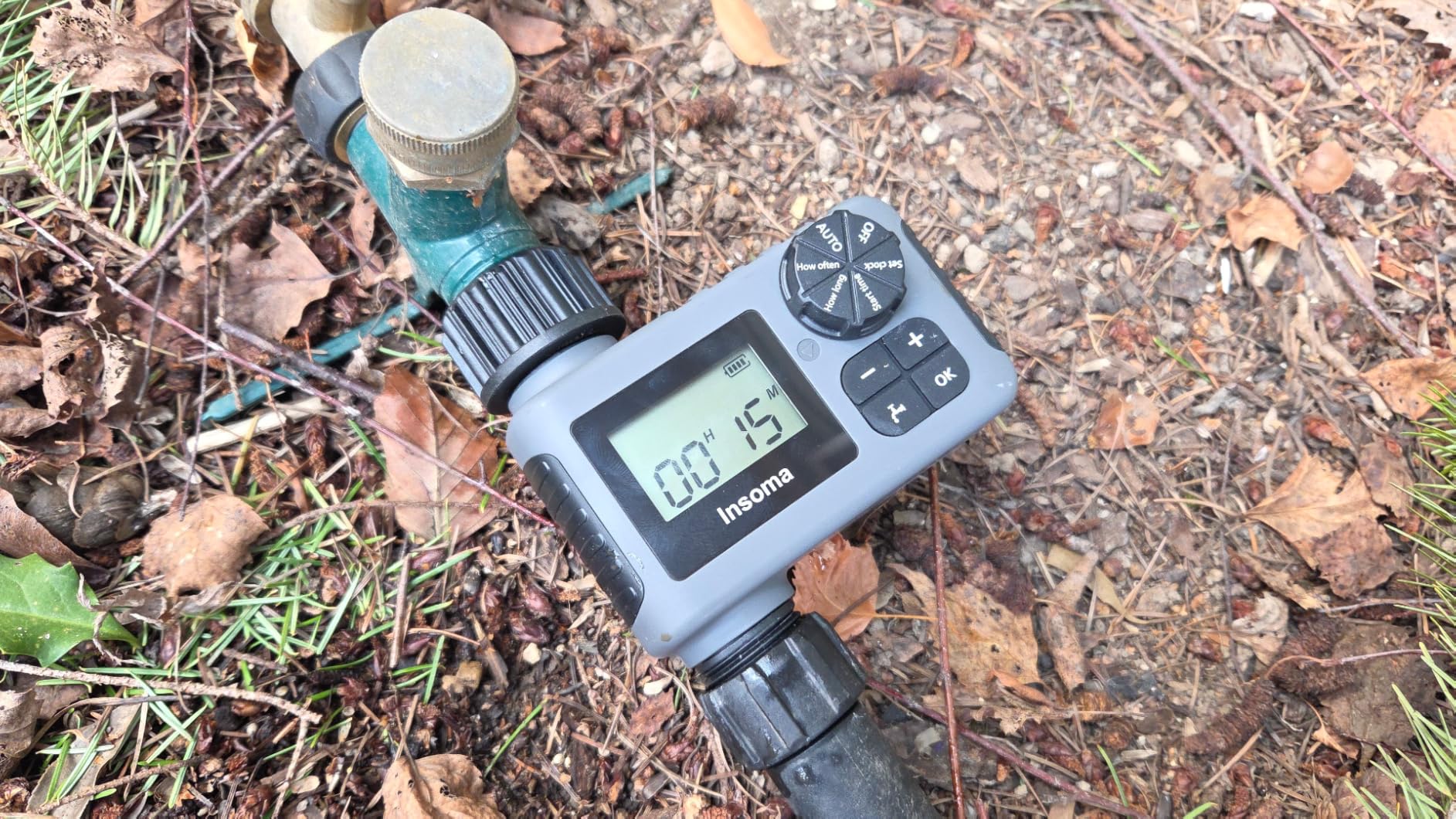 Insoma WiFi Water Timer for Garden Hose, Smart Sprinkler Timer, APP Remote Control WiFi Hose Timers, Voice Control with Alexa, Rain Delay and Manual Mode for Yard Lawn Watering Customer Review Insoma WiFi Water Timer for Garden Hose, Smart Sprinkler Timer, APP Remote Control WiFi Hose Timers, Voice Control with Alexa, Rain Delay and Manual Mode for Yard Lawn Watering - Customer Photo 2