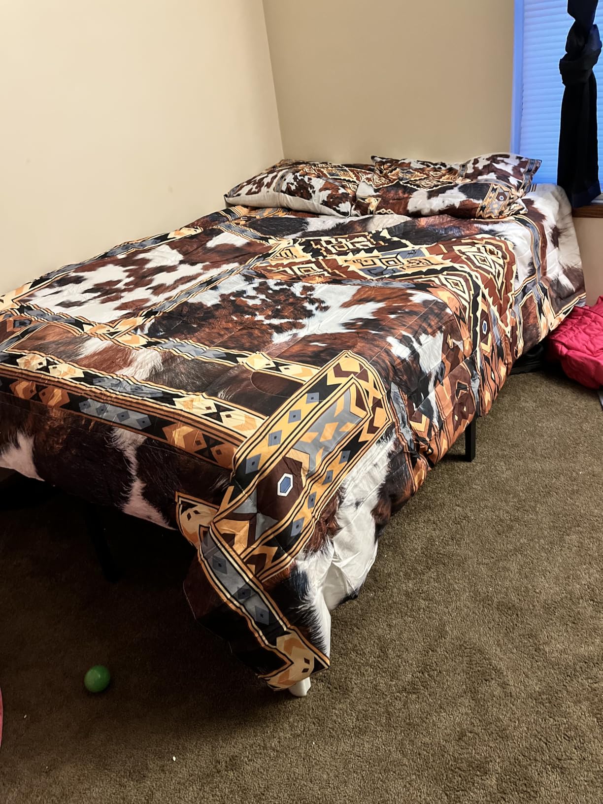 NEWBULIG Metal Bed Frame - Full Size Metal Platform Bed Frame Mattress Foundation with Steel Slat Support, No Box Spring Needed, Storage Space Under Frame, Easy Assembly - Customer Photo 1