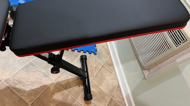 Sweetcrispy Adjustable Weight Bench for Home Gym, Foldable Incline Workout Bench Press with 795 LBS Weight Capacity, Strength Training Fitness Equipment for Full Body Exercise - Customer Photo 1