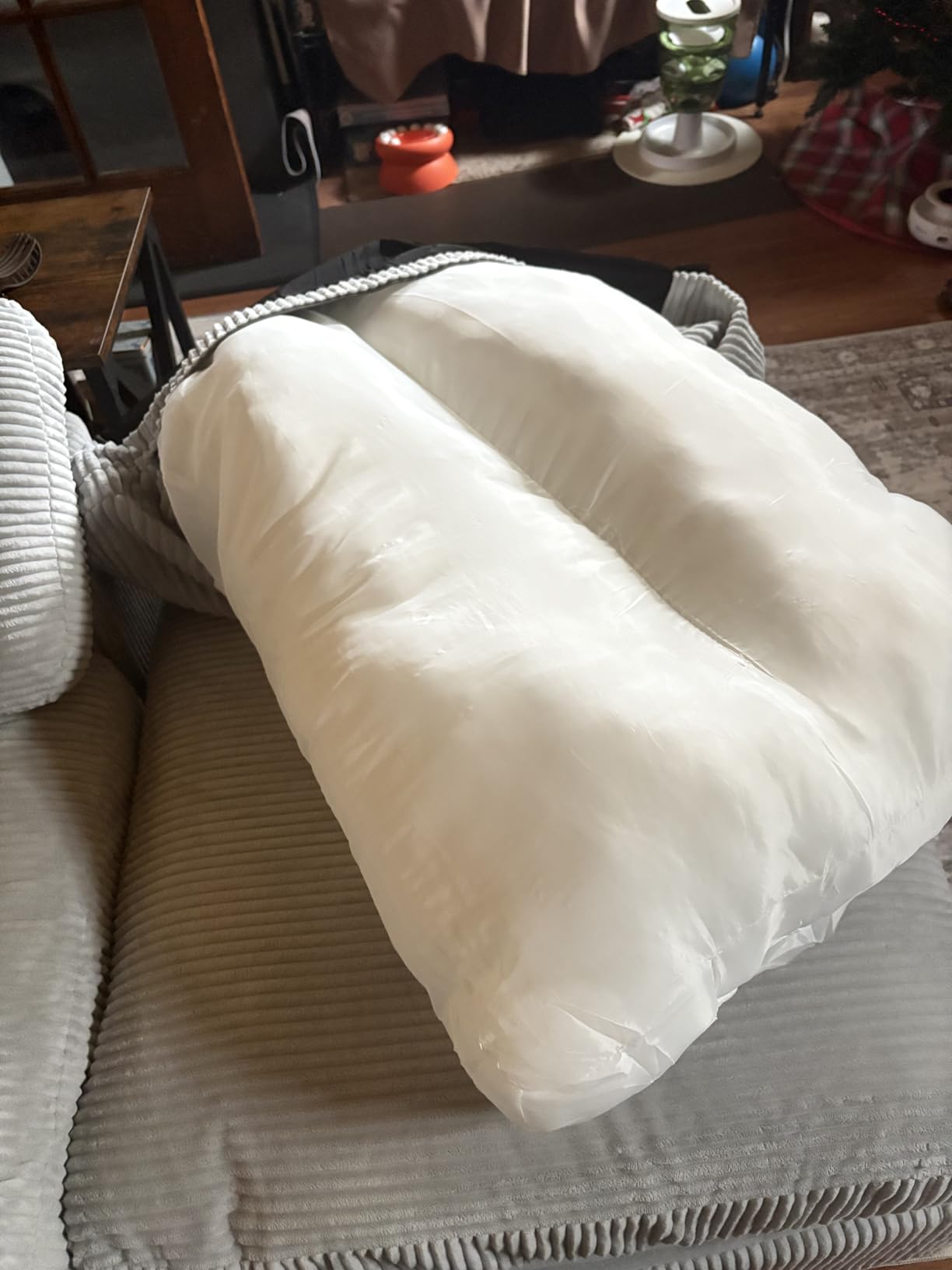 EASE MOOSE Oversized Sectional Modular Sofa, L Shape Grey Sectional Wide Deep seat,FSC Certified Comfortable Chenille Cloud Couch - Customer Photo 1