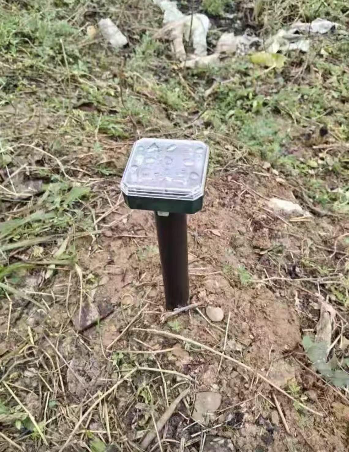 Pack of 8 Solar Mole Repellent Sonic Gopher Repellent Vole Chaser Mole Deterrent Sonic Spikes Repellent Ultrasonic Pest Control Outdoor Keep Moles Out of Yard Lawn - Customer Photo 1