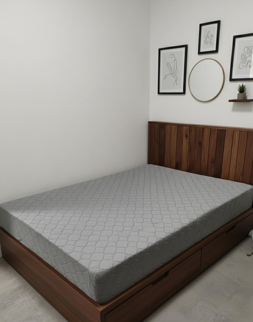 12-Inch Queen Mattress for Sleep Cooler, Medium to Firm Support Cooling Gel Memory Foam Mattress for Back Pain & Pressure Relief, Queen Size Mattress in a Box for Adults, Couples, Guest Bed - Customer Photo 1