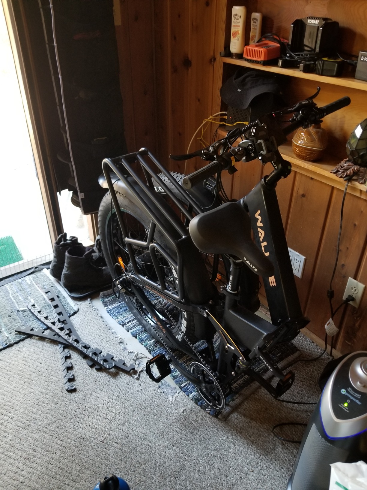 Wallke H9 Ultra 4000W Electric Bike & Portable Power Station, 40MPH Fast Ebike for Adults, 48V 55Ah 2-in-1 E-Bike Battery +Solar Generator, Torque Sensor, 20x4 Puncture-Proof Fat Tire All Terrain, UL - Customer Photo 1