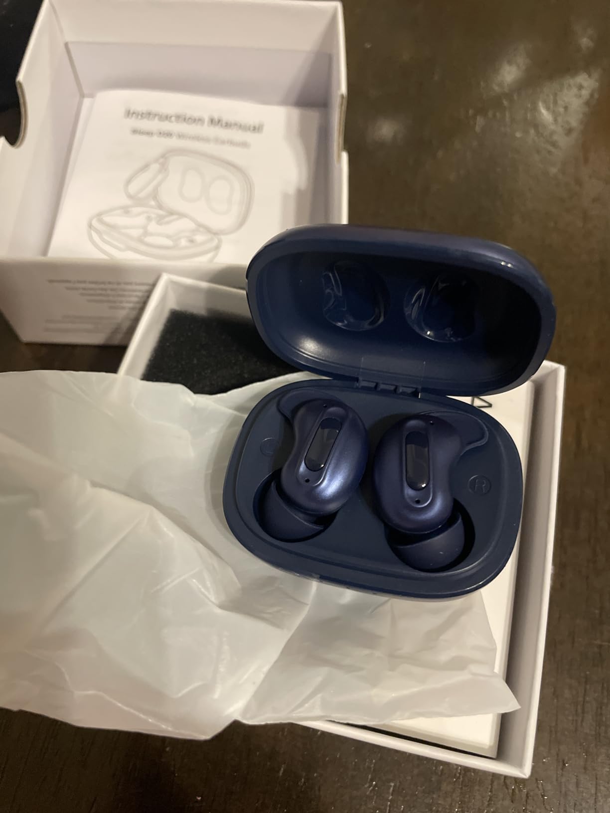 Sleep Earbuds, Mini ANC Wireless Earbuds Bluetooth 5.4 Headphones Deep Bass Stereo, 48H Playtime Ear Buds, 4 ENC Noise Cancelling Mic, In Ear IP7 Waterproof Earphones for Side Sleepers,Touch Control - Customer Photo 4