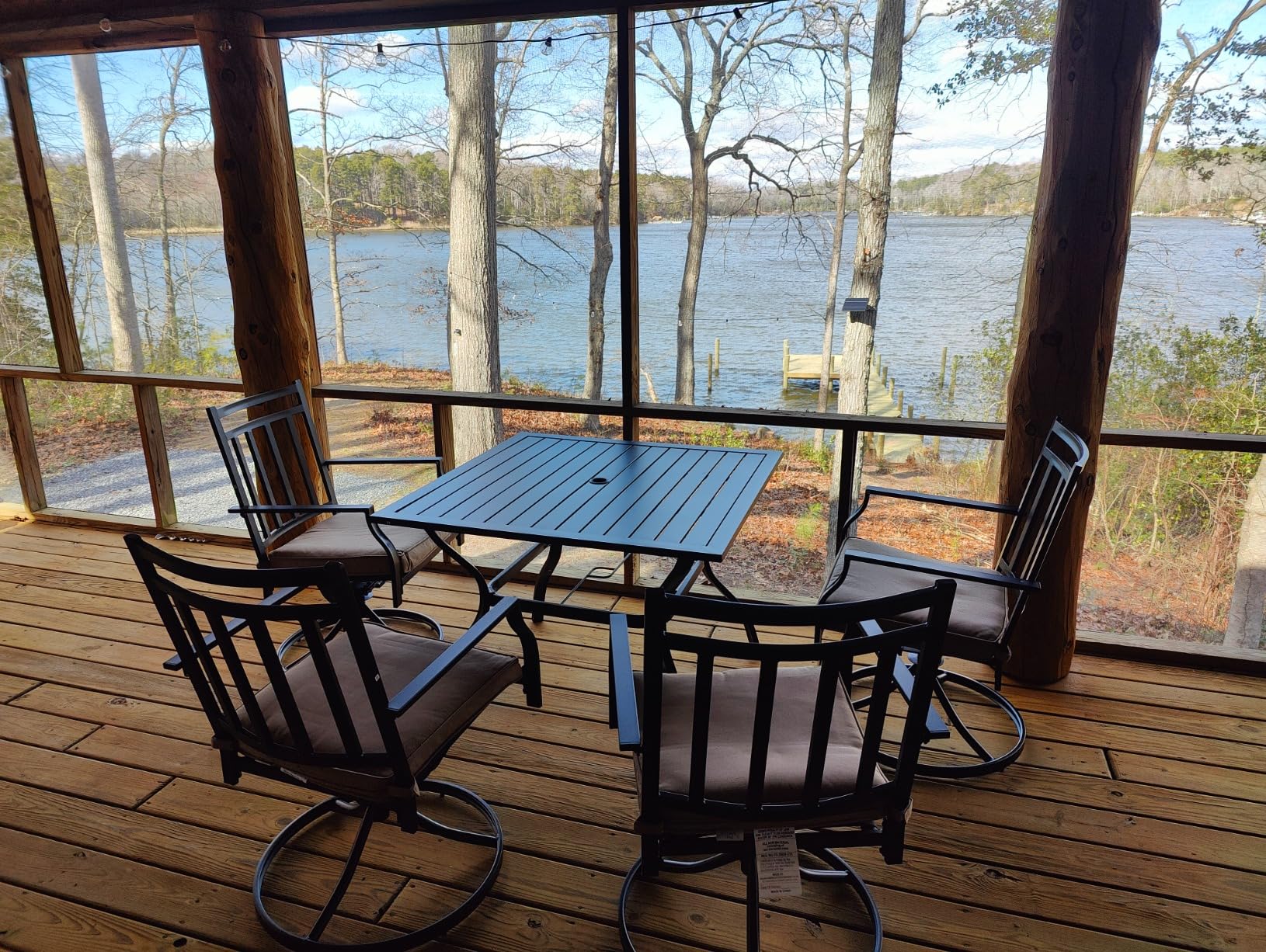 PHI VILLA 9 Pieces Outdoor Dining Set for 8, 84