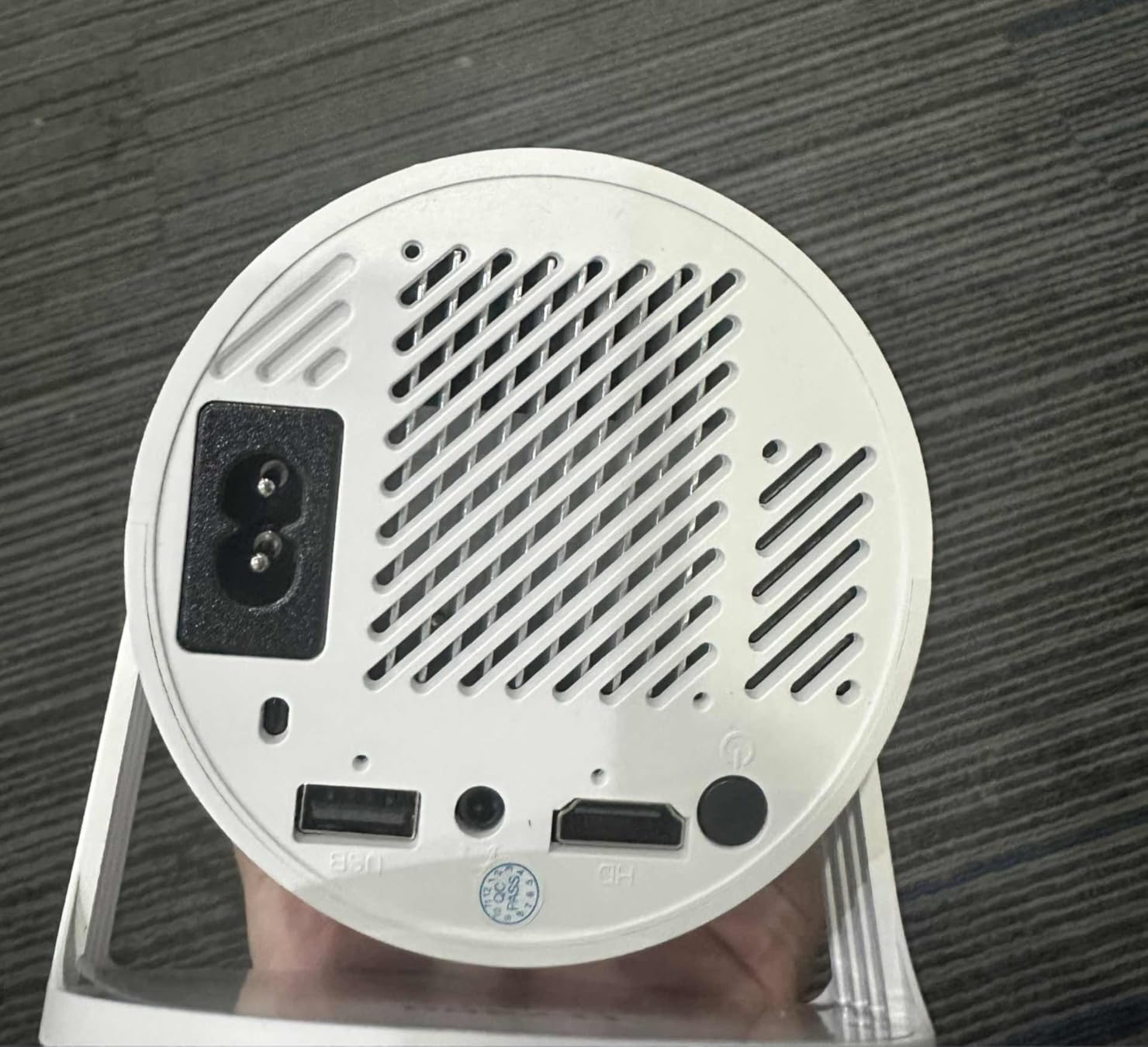 Mini Projector with WiFi and Bluetooth, 4K 1080P Support Portable Projector, 180 Degree Rotation with Auto Keystone & 50% Zoom Movie Projector - Customer Photo 2