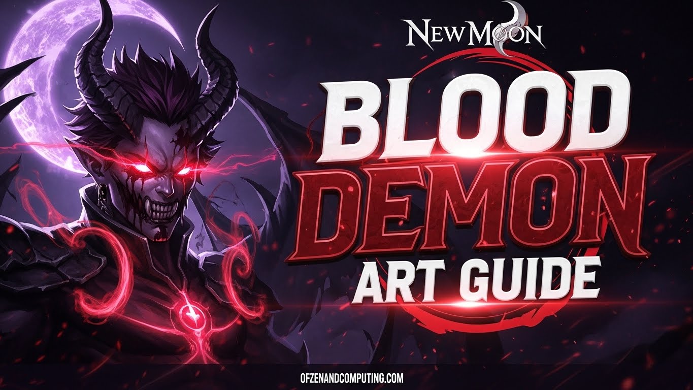 Blood Demon Art New Moon Guide