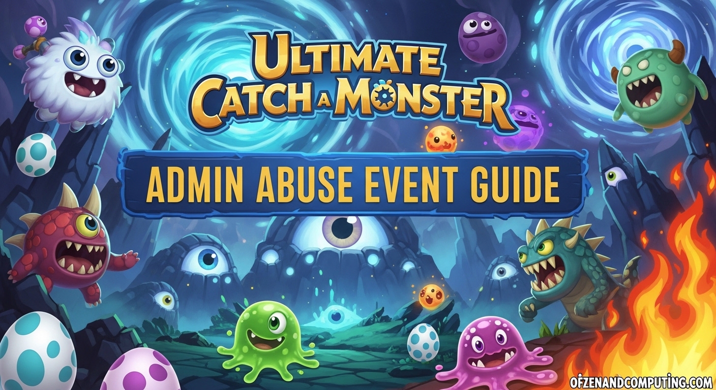 Catch a Monster Admin Abuse Event