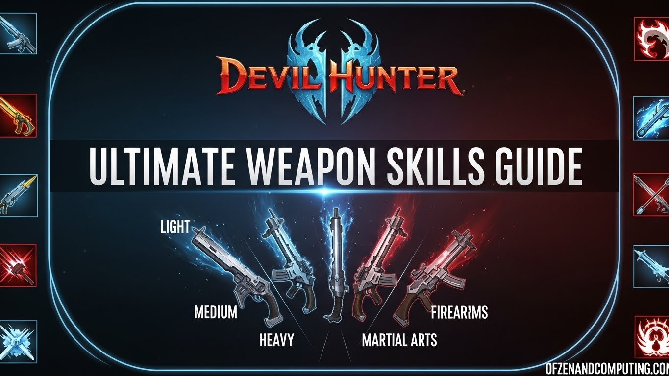 Devil Hunter Weapon Skills List