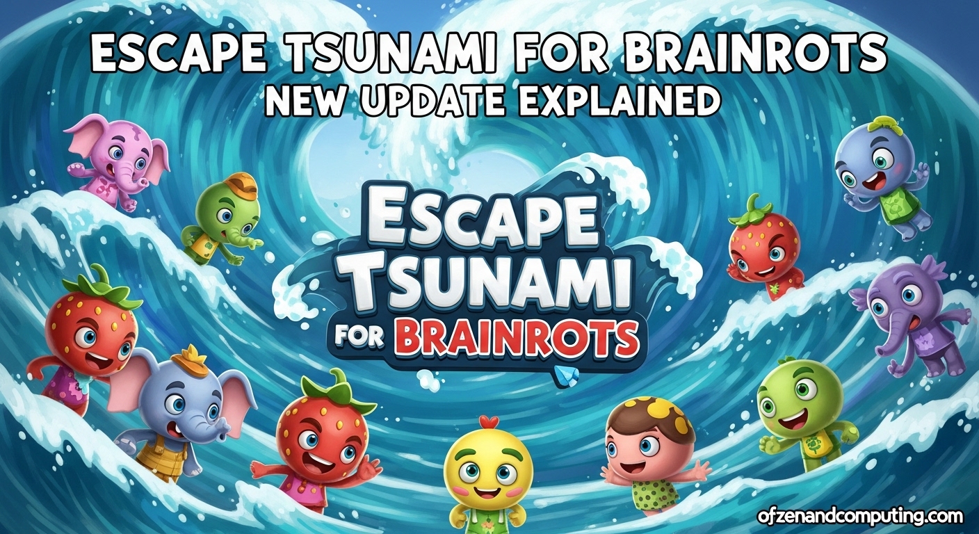 Escape Tsunami For Brainrots New Update Explained