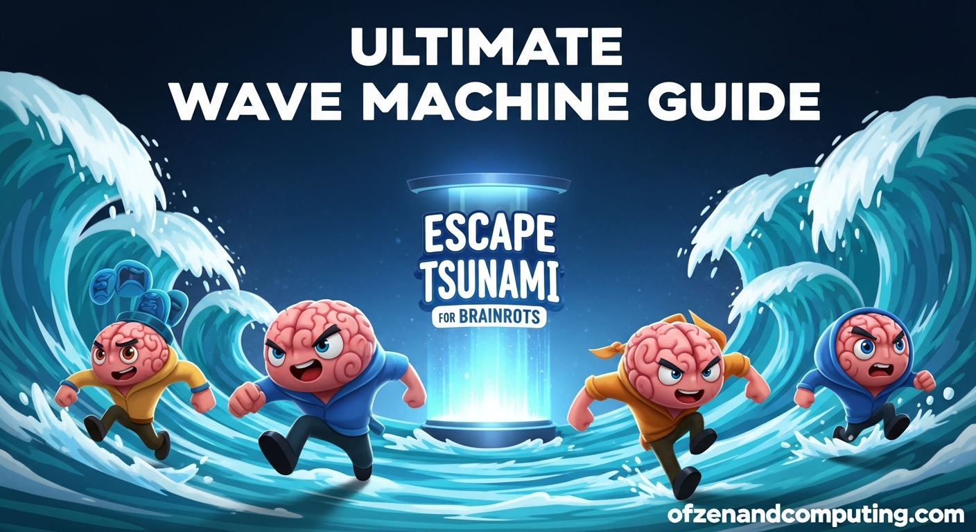 Escape Tsunami Wave Machine Guide