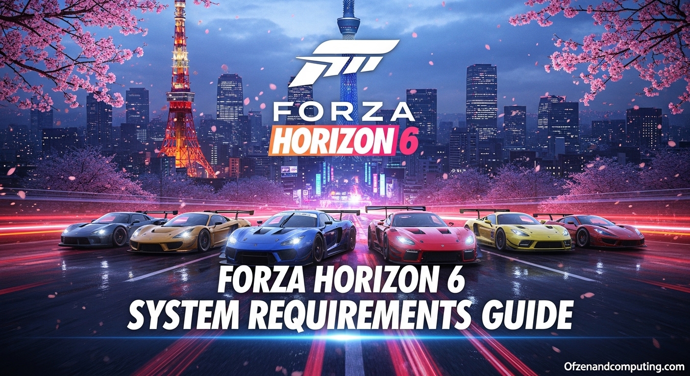 Forza Horizon 6 Platforms and System Requirements Guide