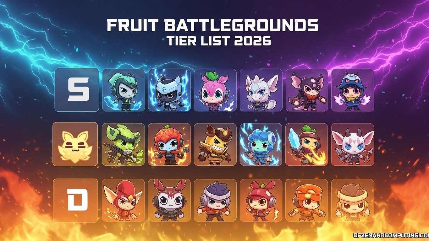 Fruit Battlegrounds Tier List