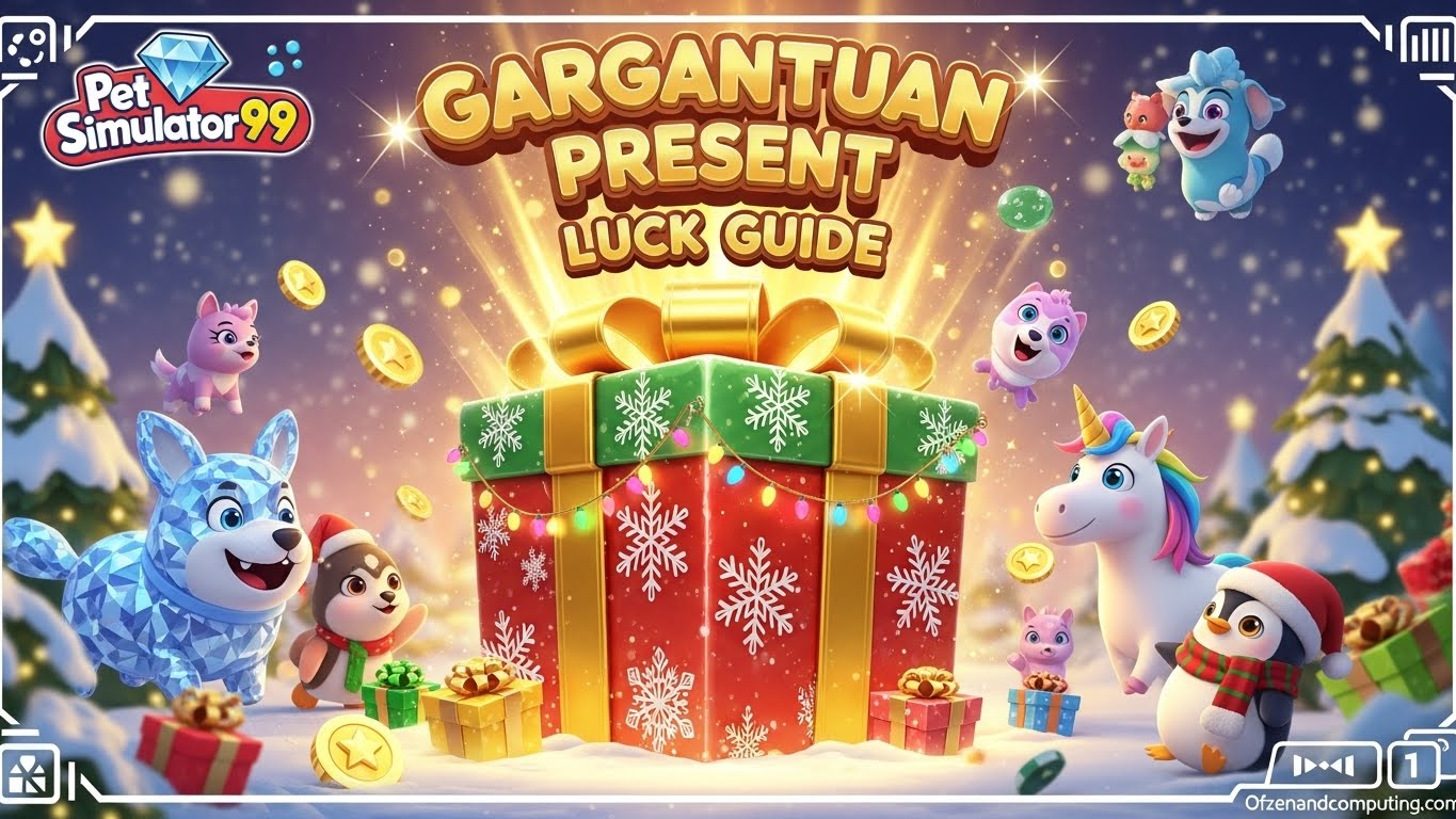 Gargantuan Present Luck Pet Simulator 99
