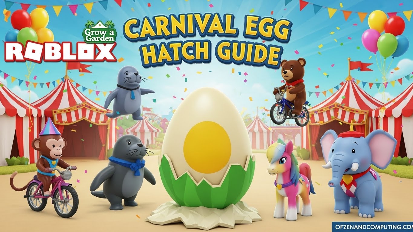 Grow a Garden Carnival Egg Hatch Guide