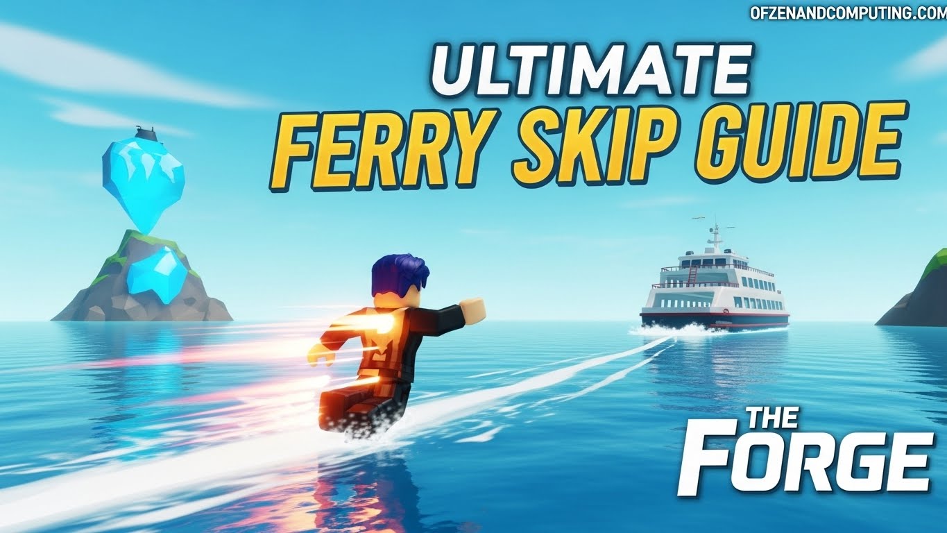 How to Cross Water Free in The Forge