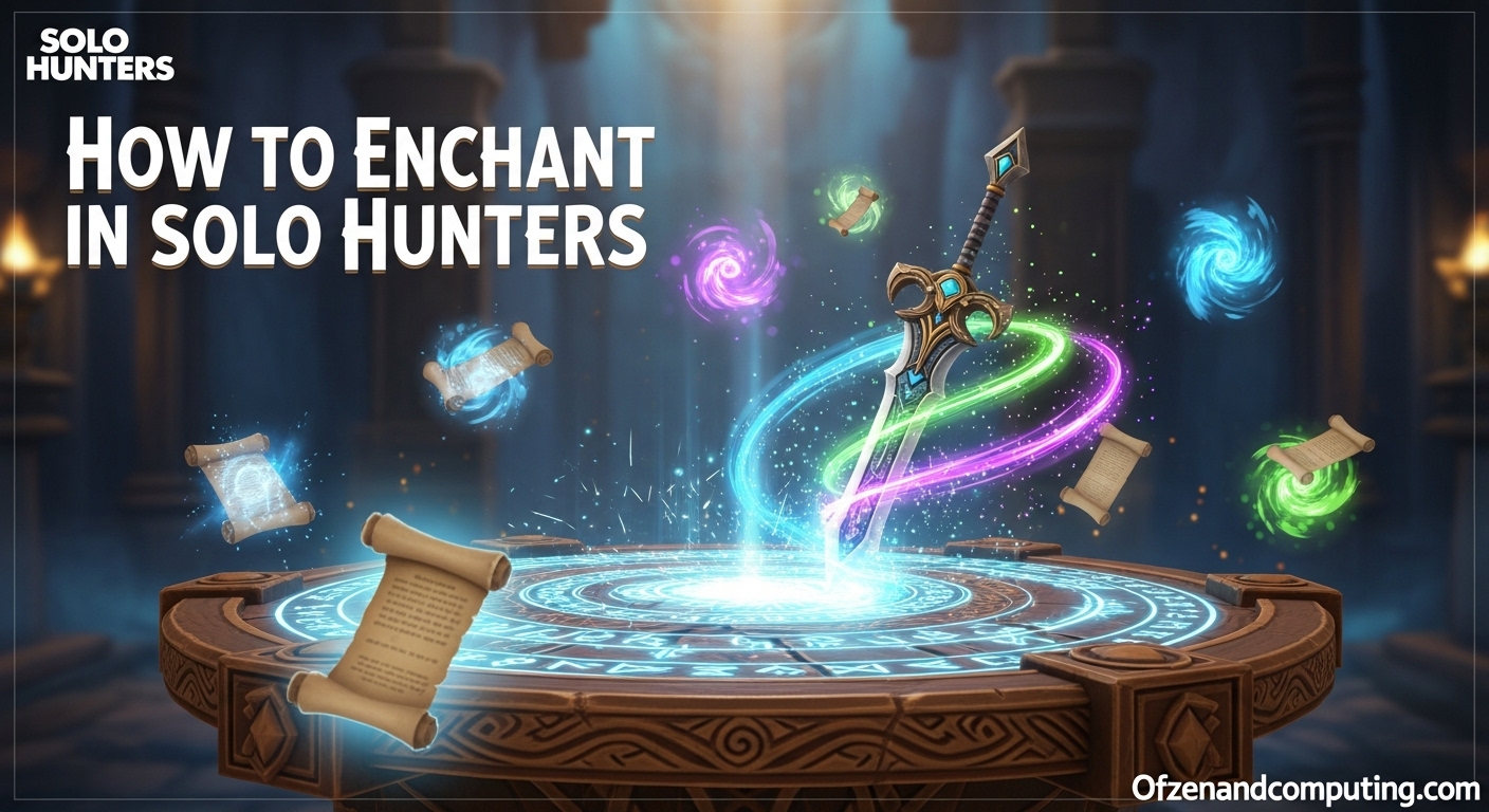 How to Enchant in Solo Hunters