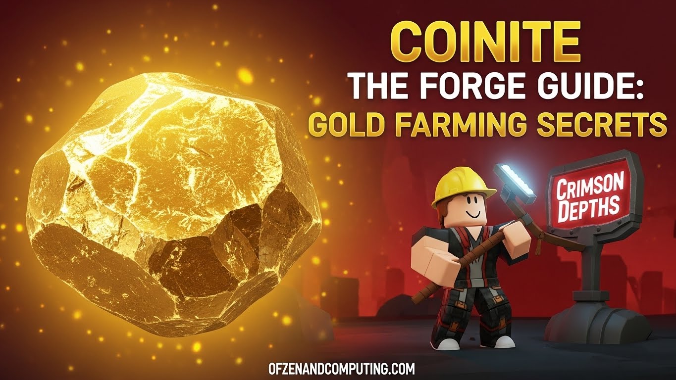 How to Farm Gold with Coinite in The Forge