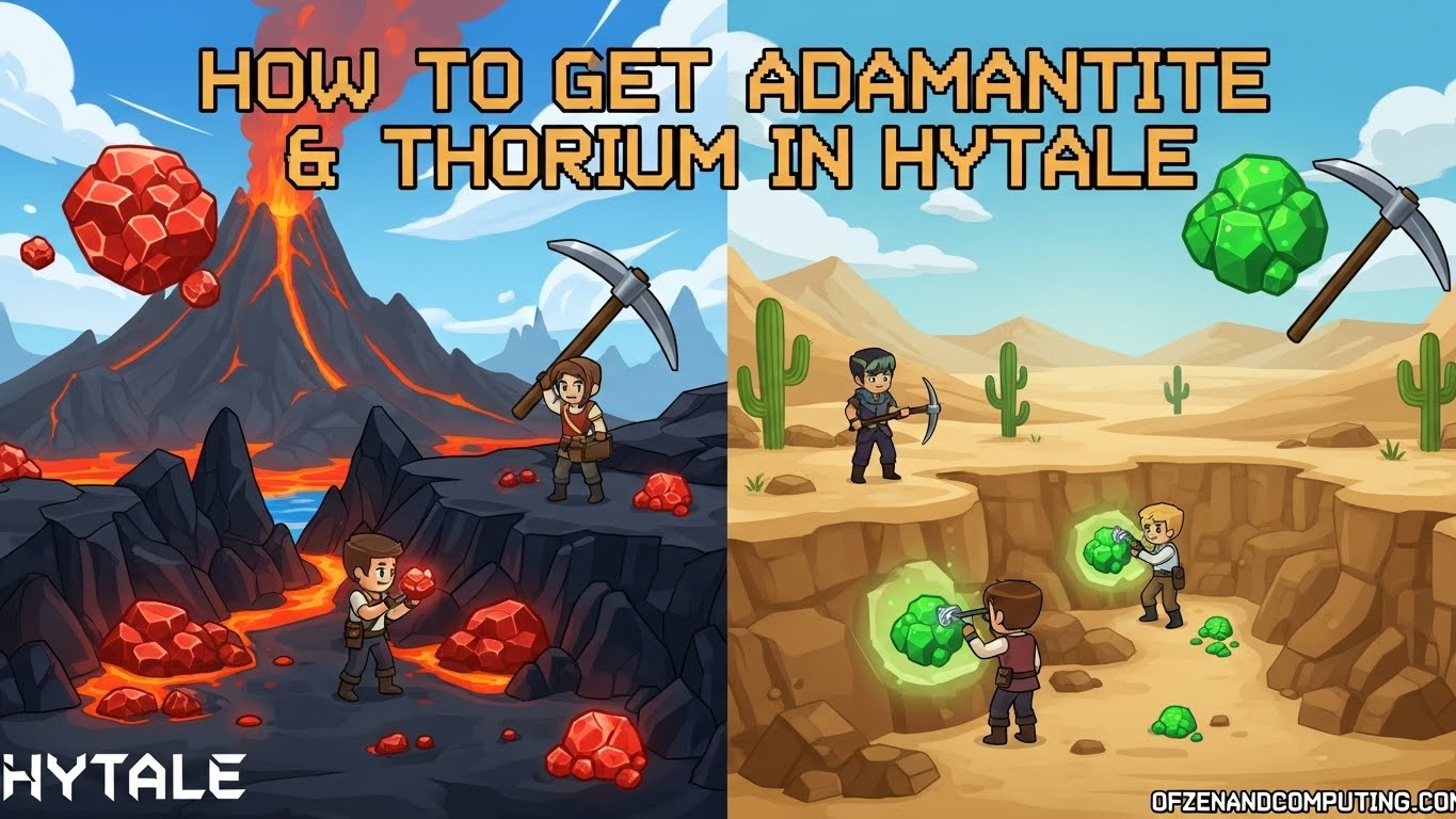 How to Get Adamantite & Thorium in Hytale