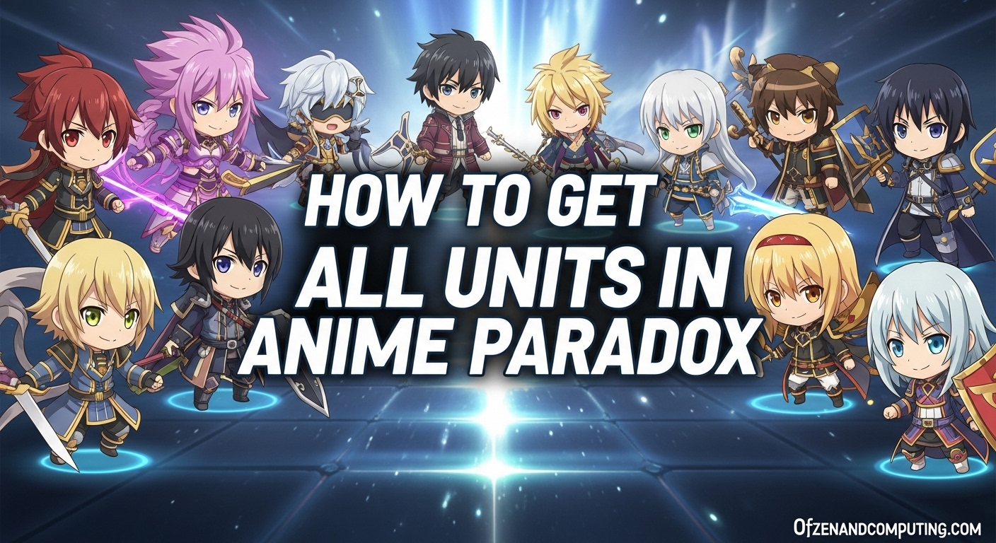 How to Get All Units in Anime Paradox