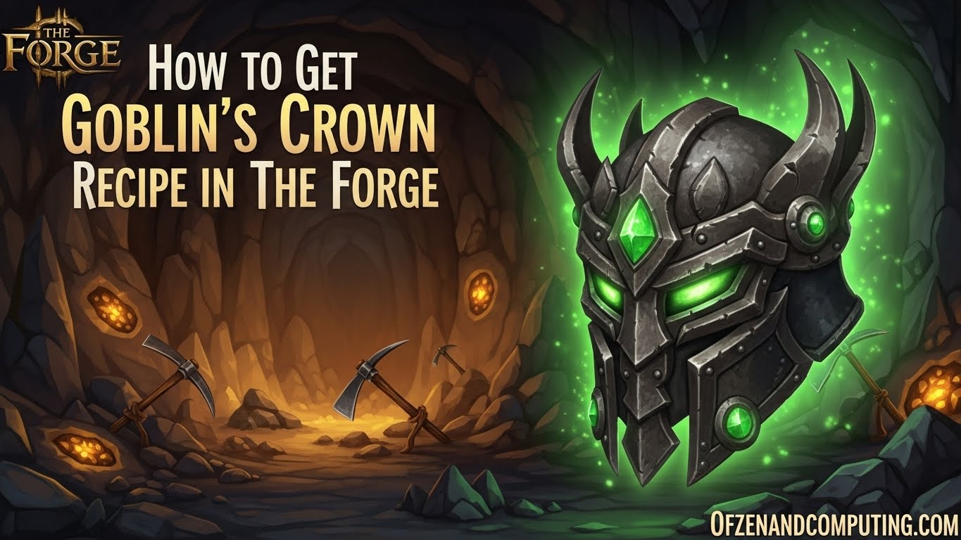 How to Get Goblin's Crown Recipe The Forge