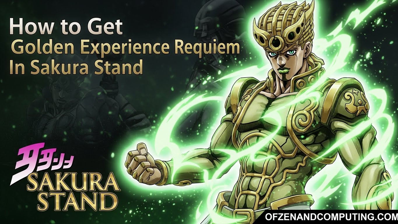 How to Get Golden Experience Requiem In Sakura Stand