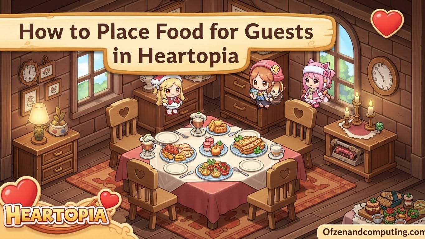 How to Place Food for Guests in Heartopia